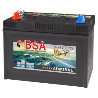 BSA Bootsbatterie 80Ah 12V