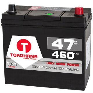 Tokohama Asia Autobatterie PPR 47Ah 12V