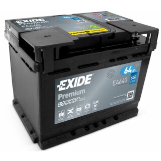 Exide Premium Carbon Boost EA640 Autobatterie 64Ah 12V