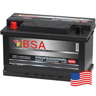BSA US Autobatterie PPL 90Ah 12V