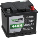 WINTER Premium Autobatterie 12V 44Ah statt
